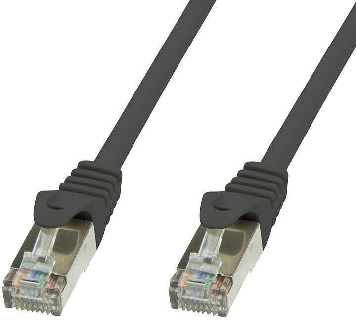 Cavo di rete Patch in rame Cat.6 Nero SFTP LSZH 3 metri