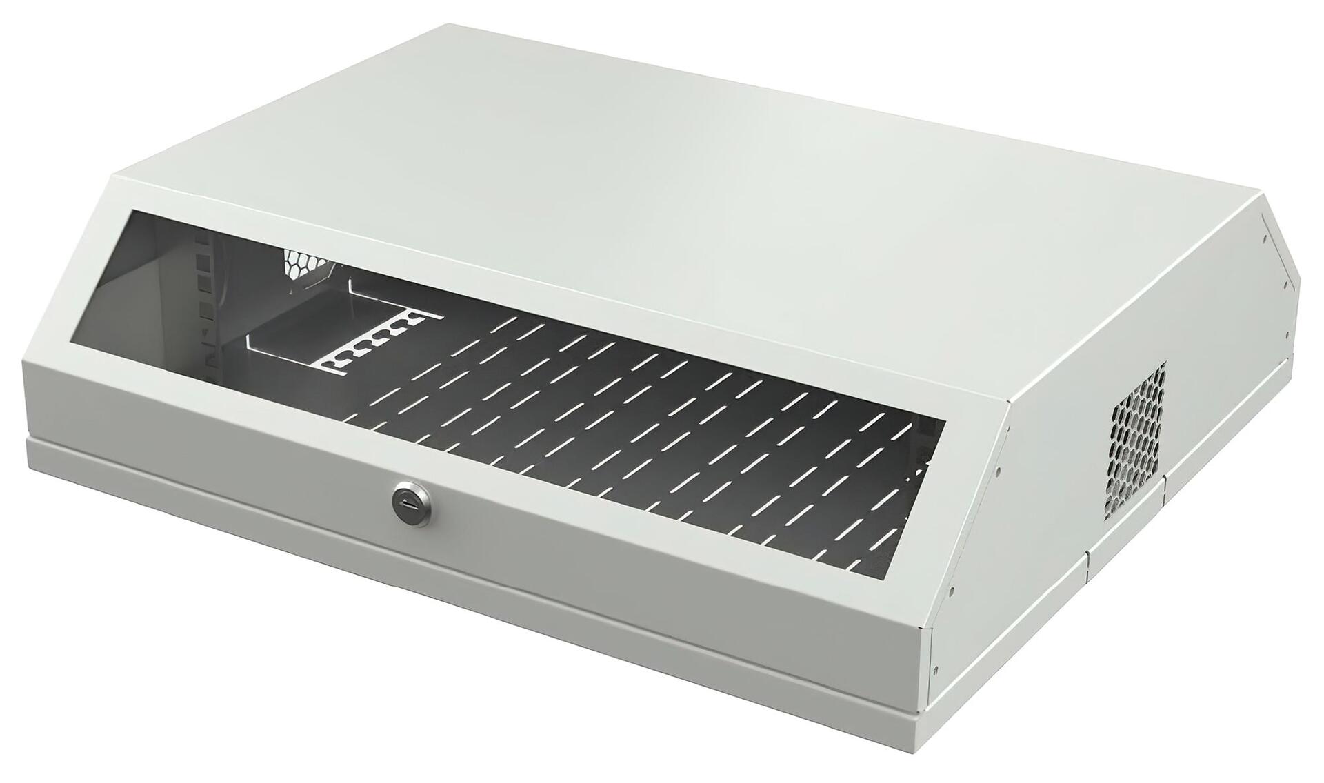 Armadio a muro 19'' Flat 9 Unità Grigio