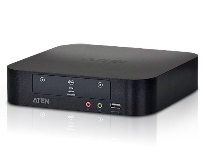 Switch KVMP per doppio schermo Mini DisplayPort (ThunderBolt) 2 USB, CS1942-AT-G