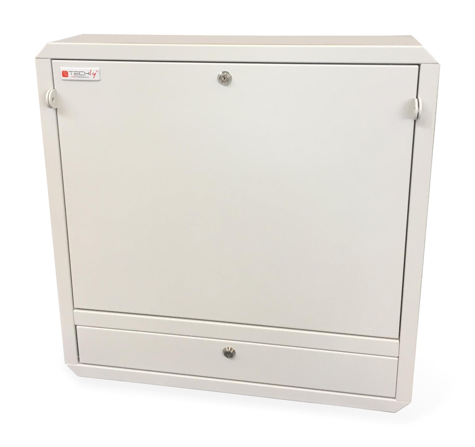 Box di Sicurezza per Notebook e Accessori per LIM con predisposizione per lucchetto Grigio