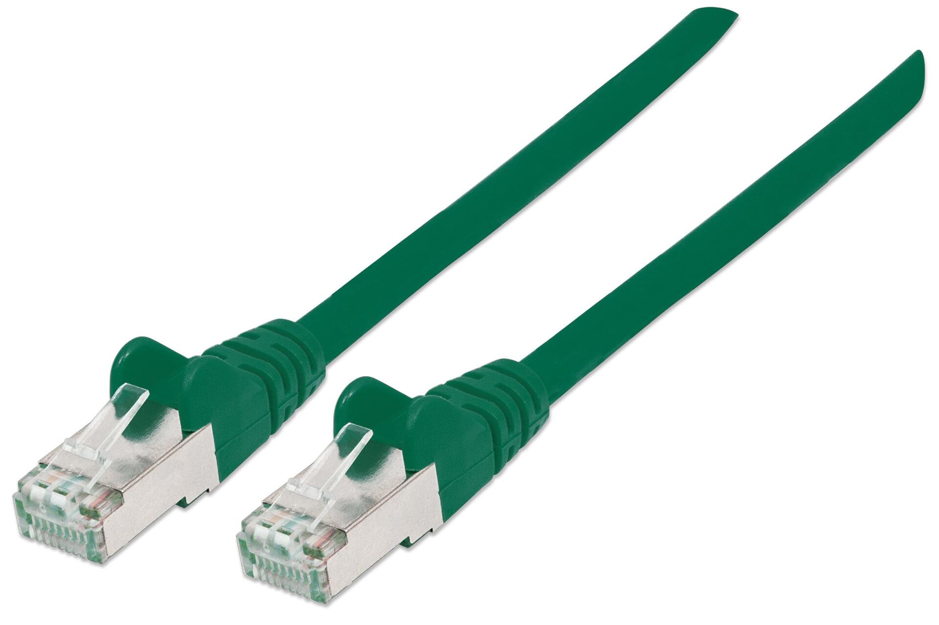 Cavo Patch Cat.7 Plug RJ45 6A S/FTP LSZH 0,25m Verde
