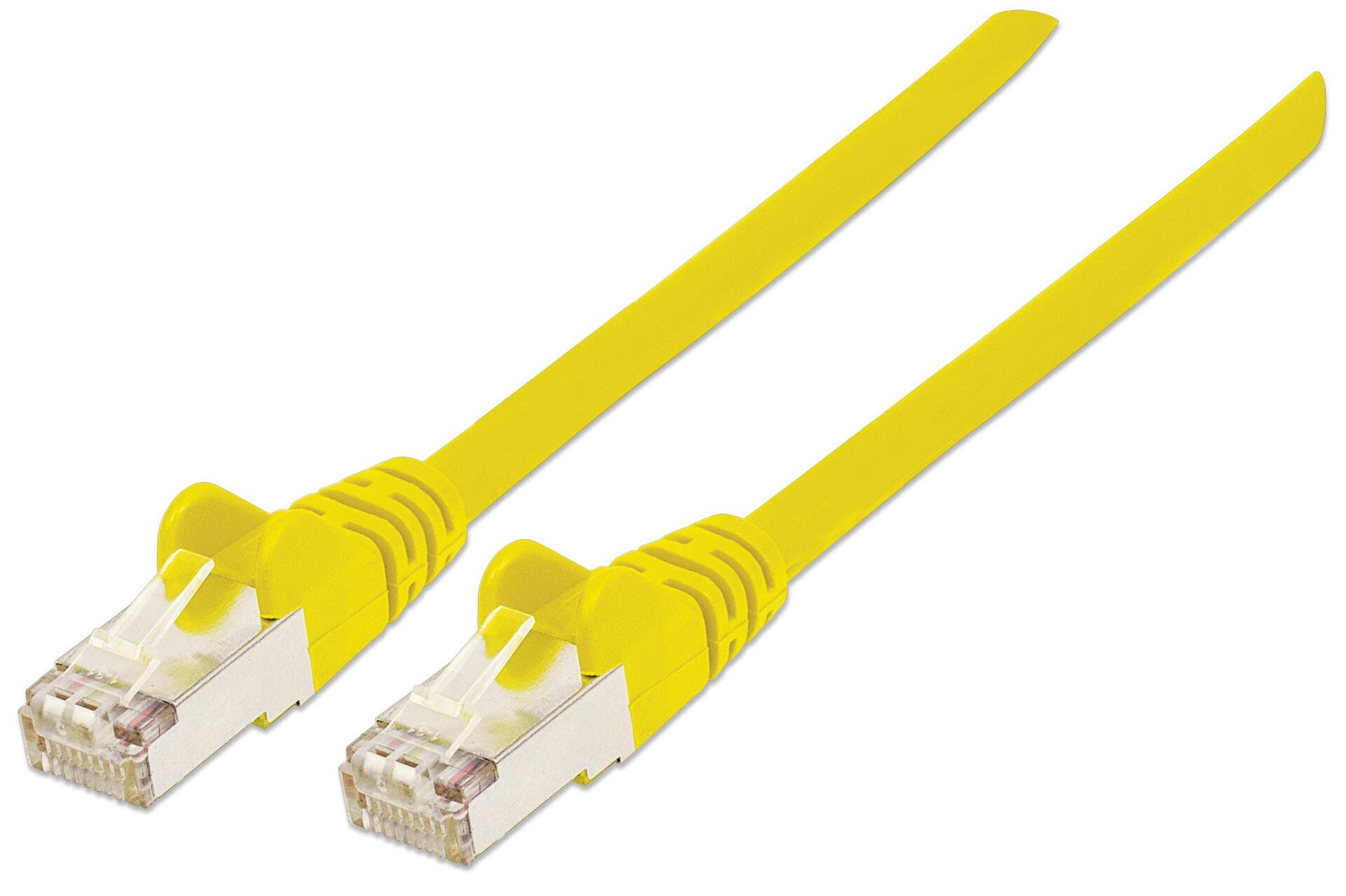 Cavo Patch Cat.7 Plug RJ45 6A S/FTP LSZH 0.5m Giallo