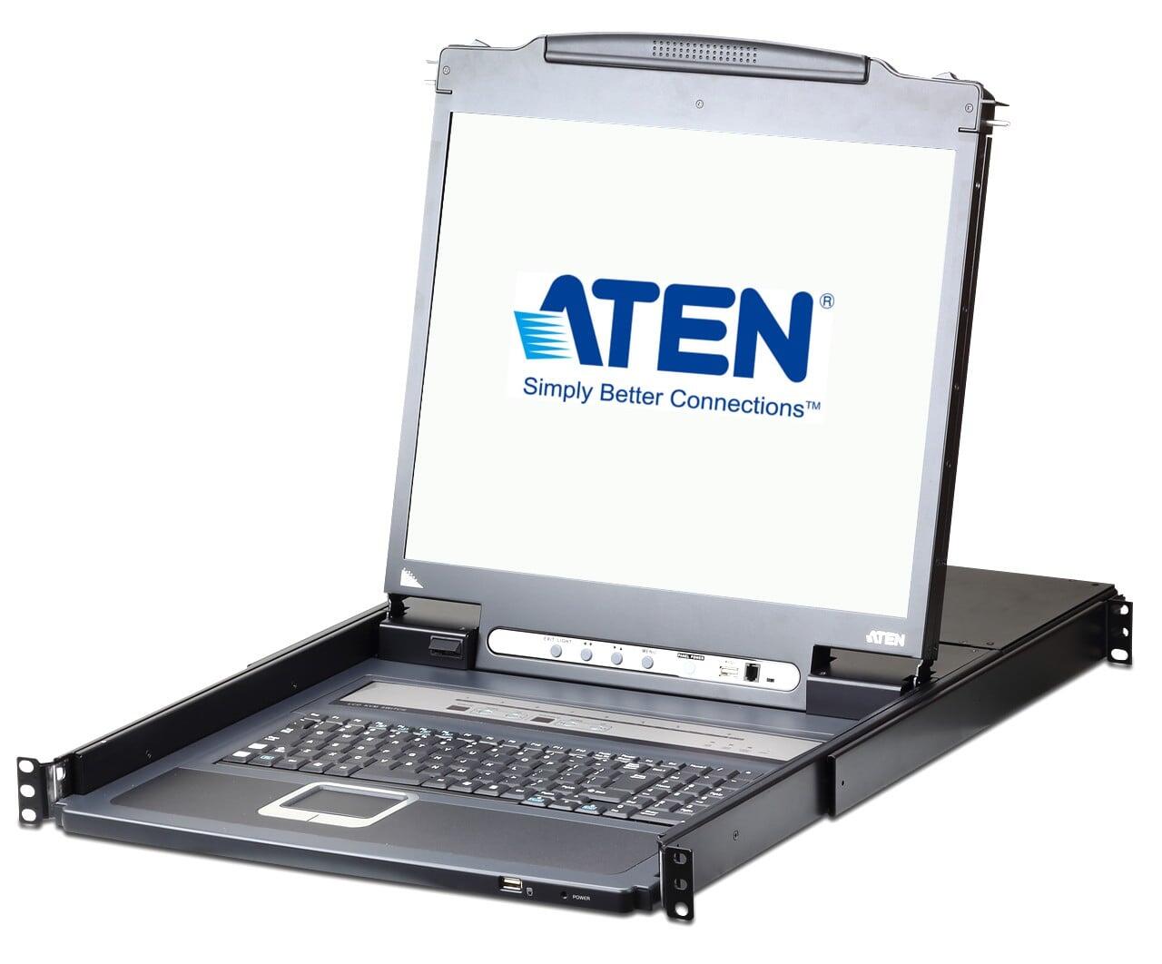 Switch KVM 19'' over IP LCD VGA PS2-USB 8 Porte con USB, CL5708IN