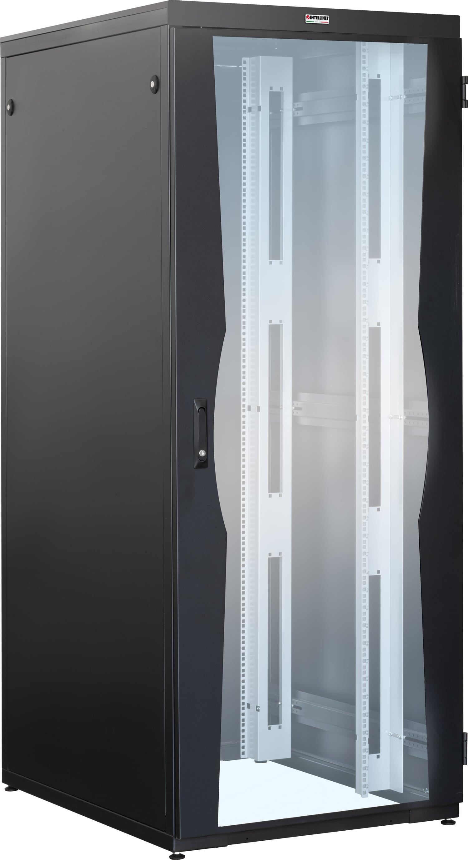 Armadio NetRack 19'' 800x1000 42 Unità Nero Pannello Grigliato da Assemblare