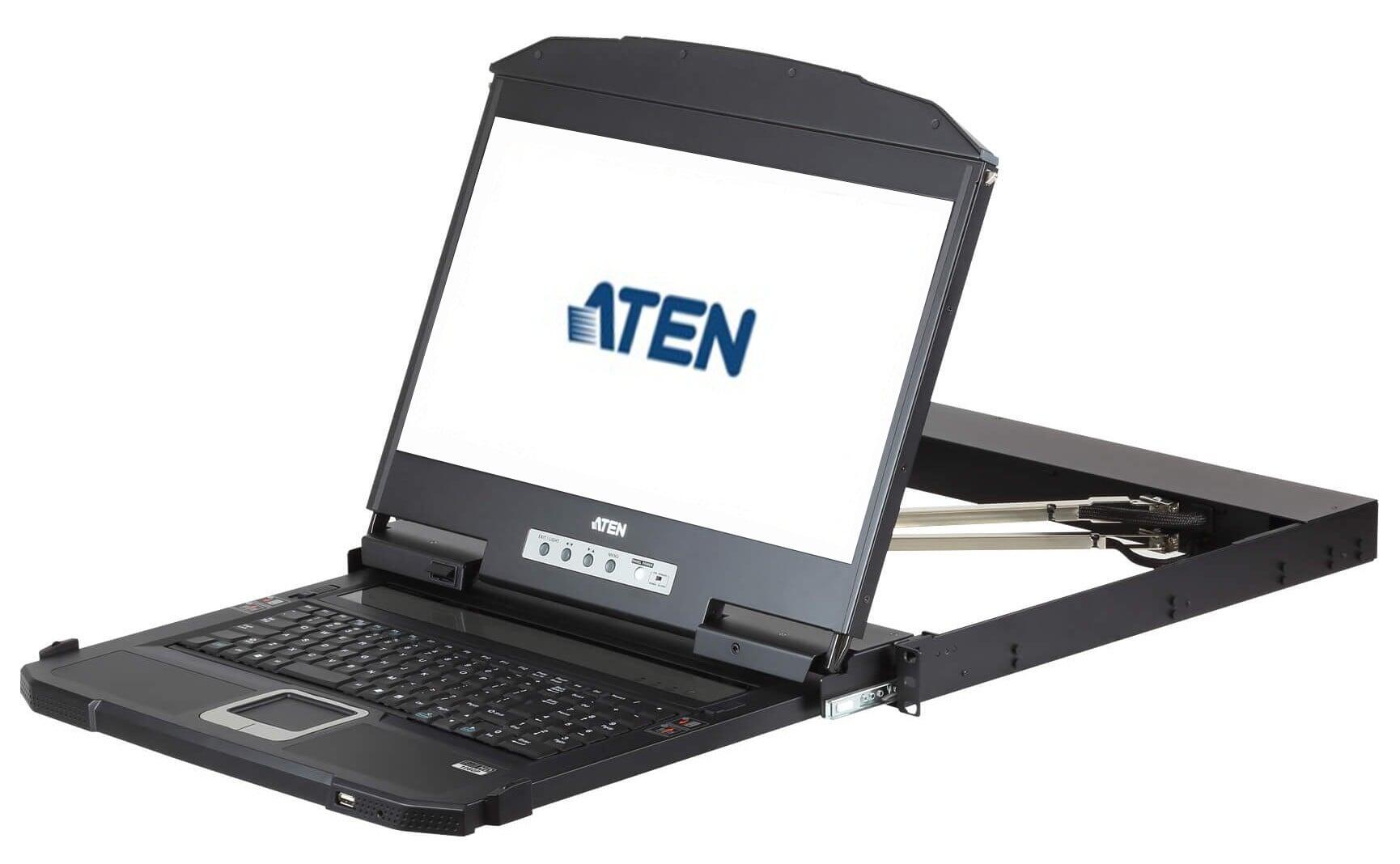 Console KVM USB HDMI DVI VGA con LCD da rack 19'', CL3800