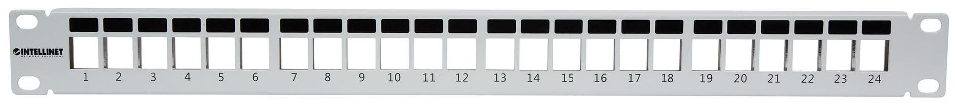 Pannello Patch Modulare Senza Frutti 24 Posti Grigio