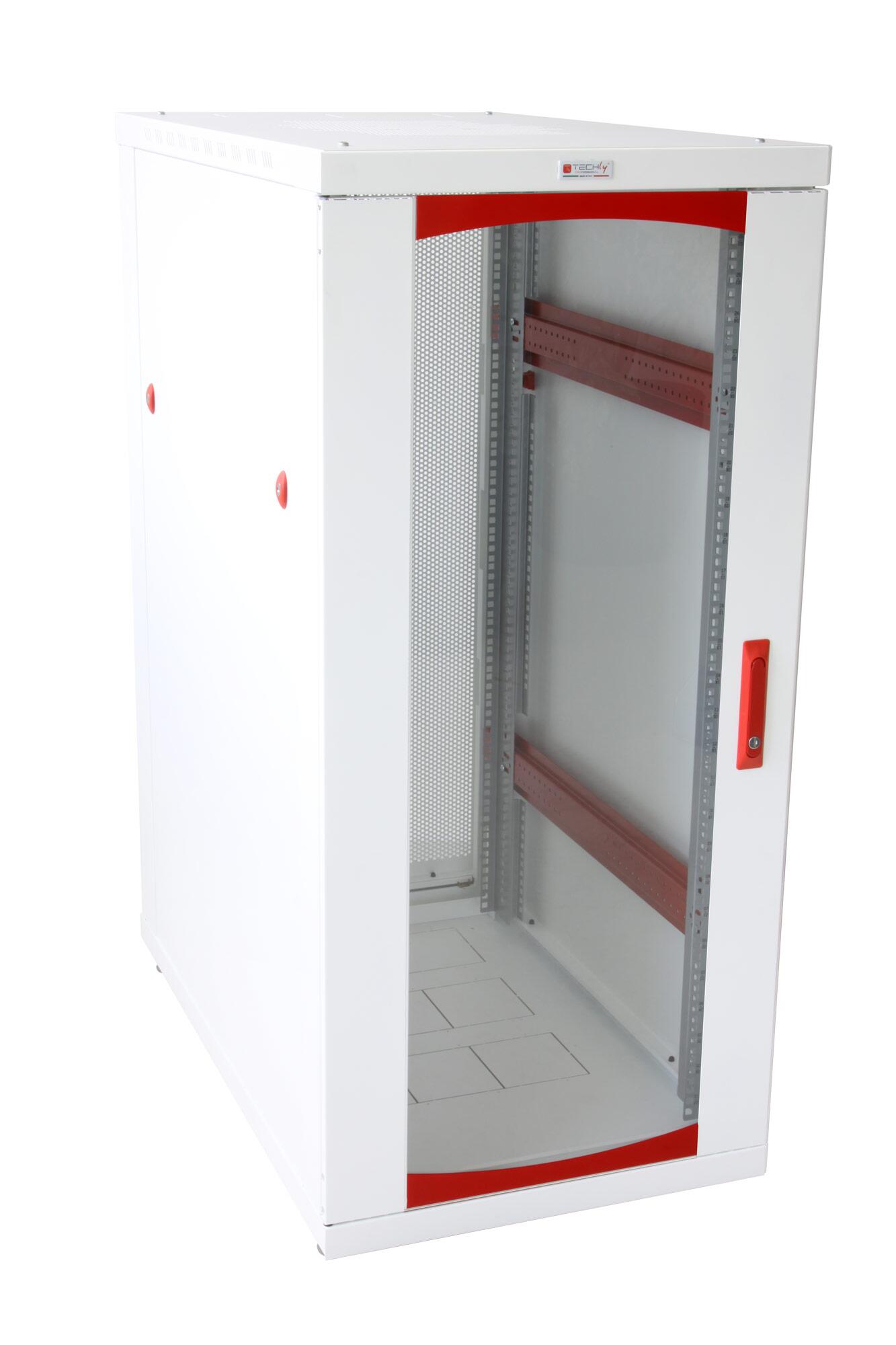Armadio Server Rack 19'' 600x1000 42 Unita' Bianco serie IdealNET