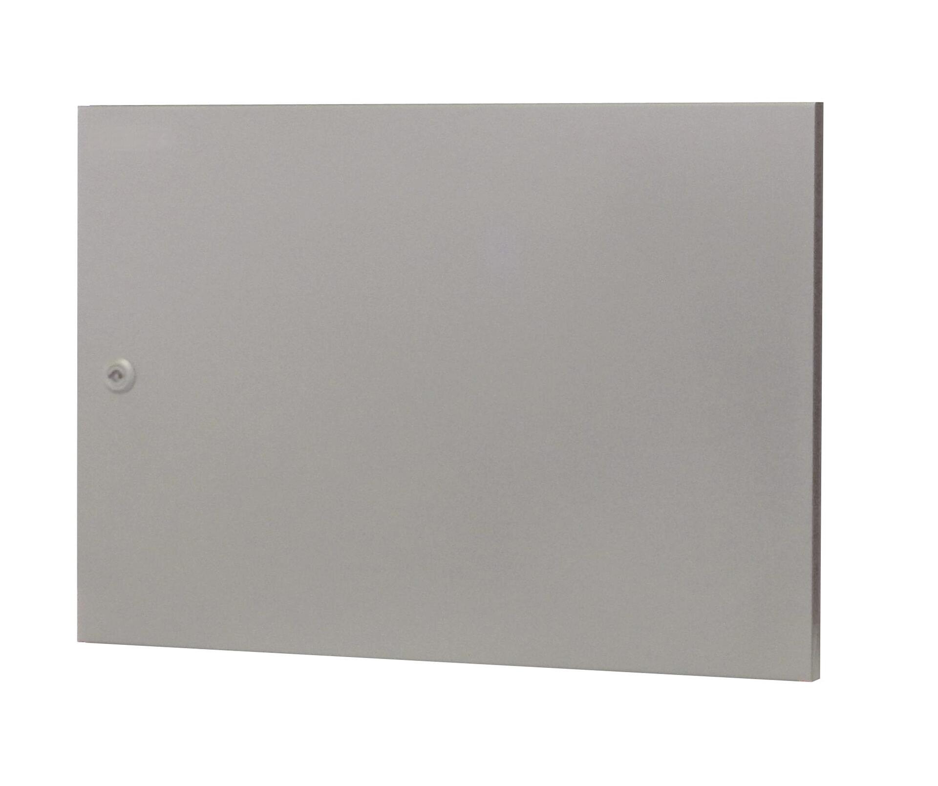 Porta in metallo cieca per armadi 9U serie ER grigia