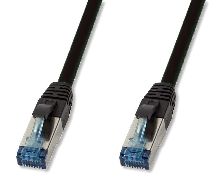 Cavo Patch Cat.6A S/FTP PUR IP20 UV 7,5m Nero