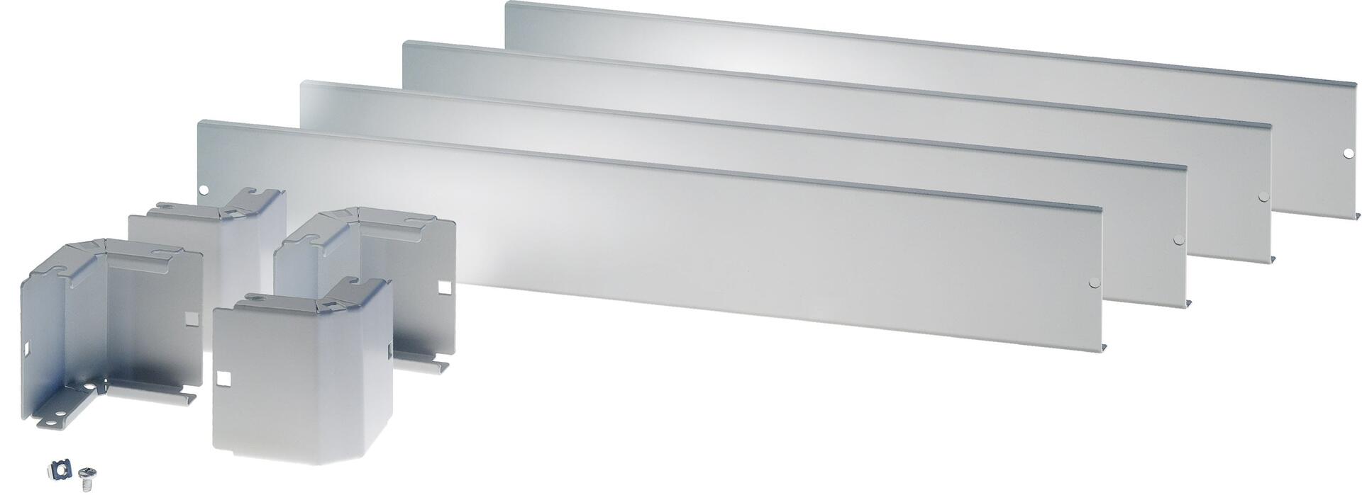 Zoccolo 600 x 800 mm per Armadi Rack Grigio