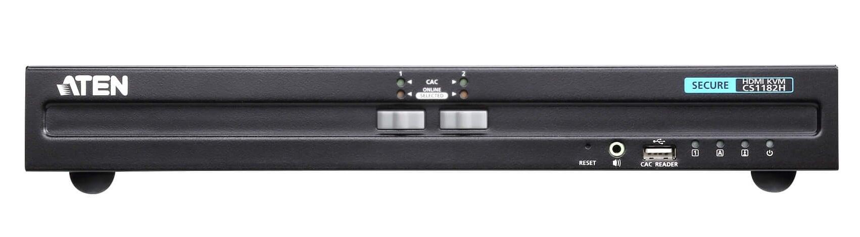 Switch KVM USB HDMI per la sicurezza a 2 Porte, CS1182H