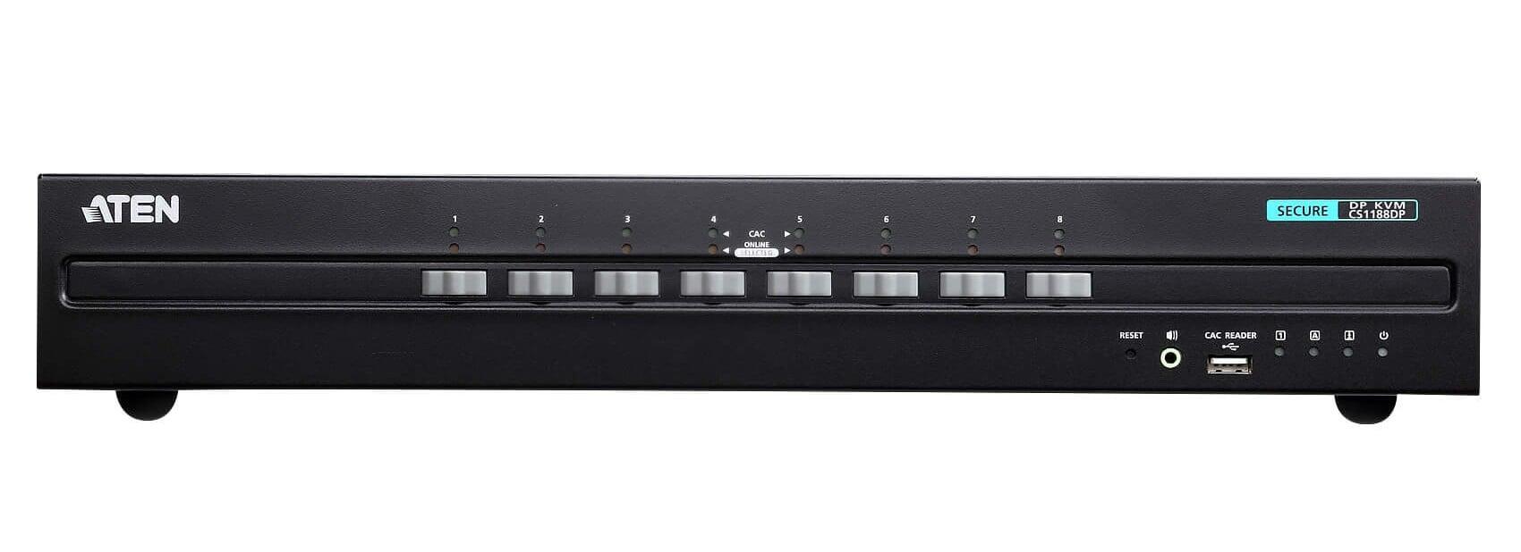 Switch KVM USB DisplayPort per la sicurezza a 8 porte, CS1188DP