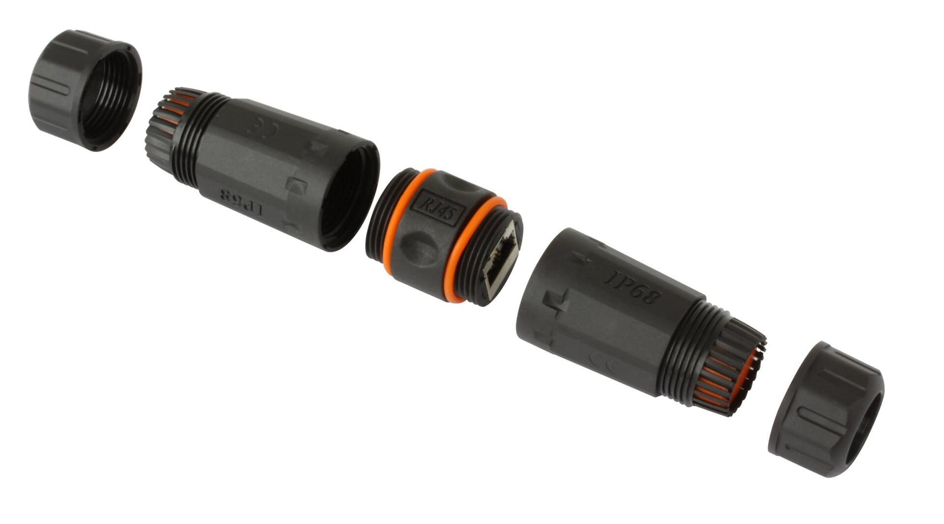 Accoppiatore Cat 6A RJ45 F/F Impermeabile IP68