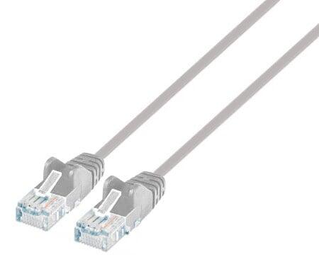 Cavo patch di rete Cat6 UTP Slim 1 m grigio