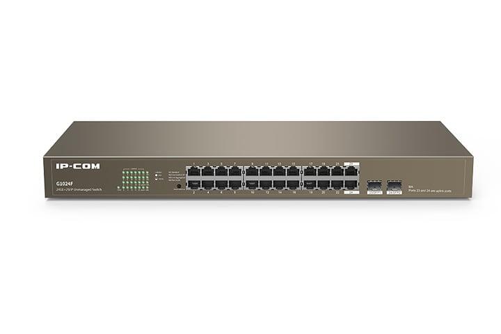 Switch Ethernet Gigabit 24 Porte+2 porte SFP Layer 2 Unmanaged, G1024F