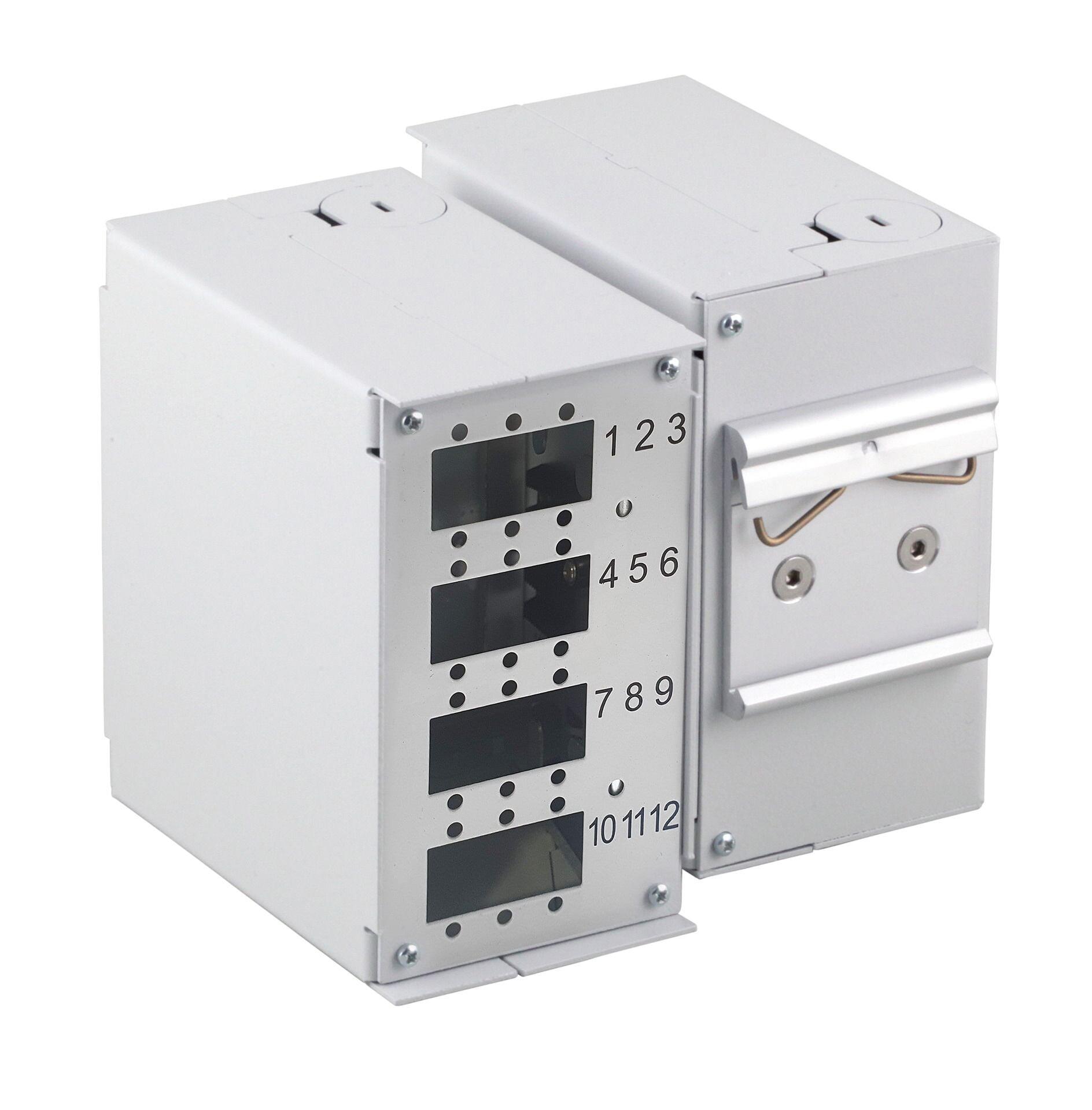 Mini Box Ottico su Barra DIN senza Pannello Frontale