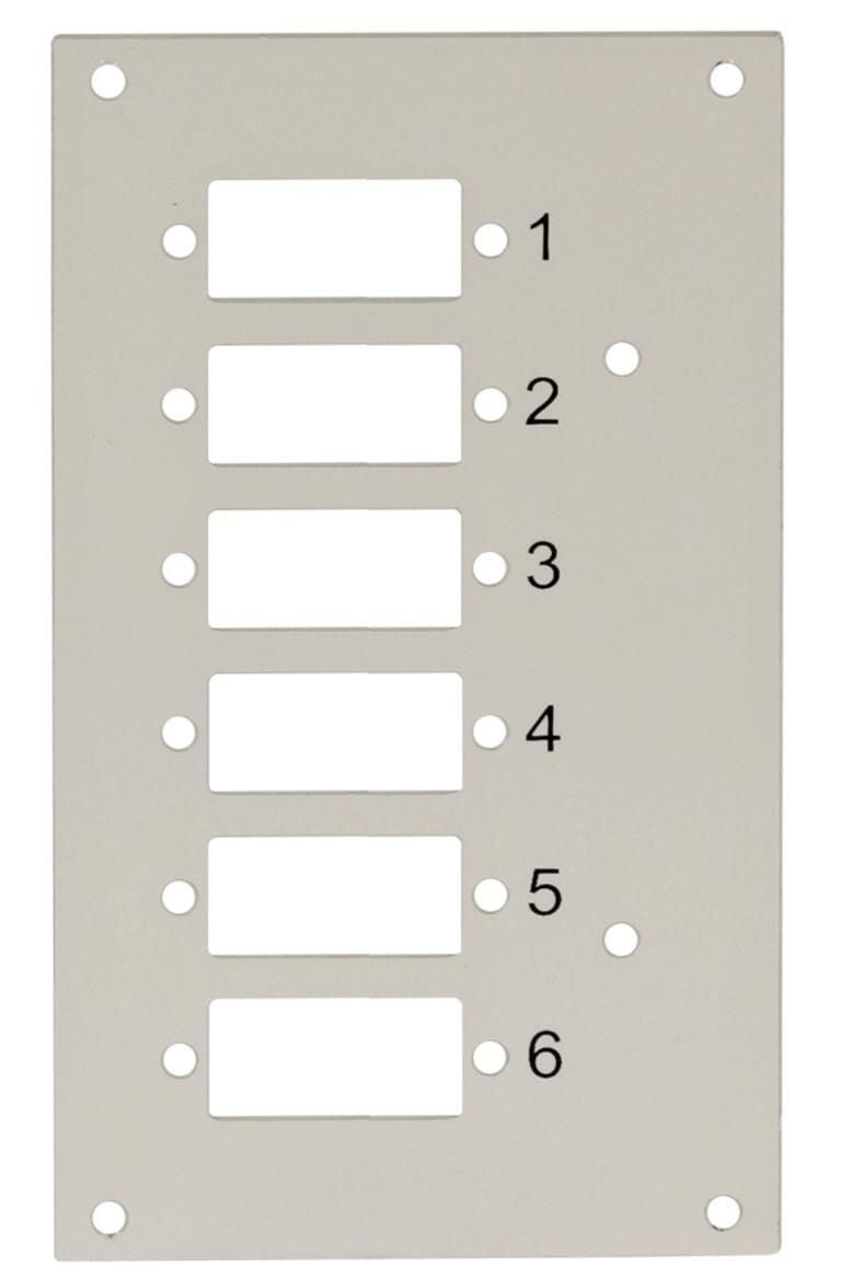 Pannello Frontale 6 Connessioni SC-Duplex per Box Ottico
