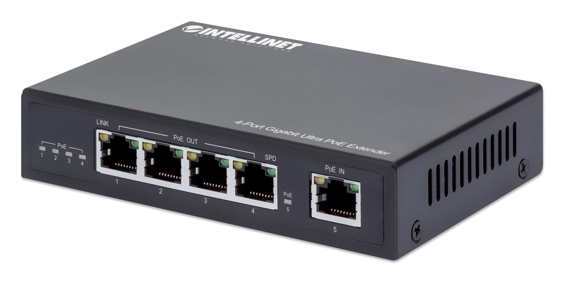 Ultra PoE Extender Gigabit 4 porte