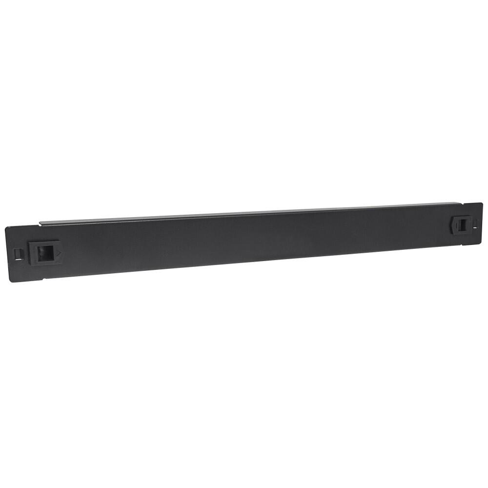 Pannello Cieco Toolless a Clip per Armadi Rack 19'' 1U Nero