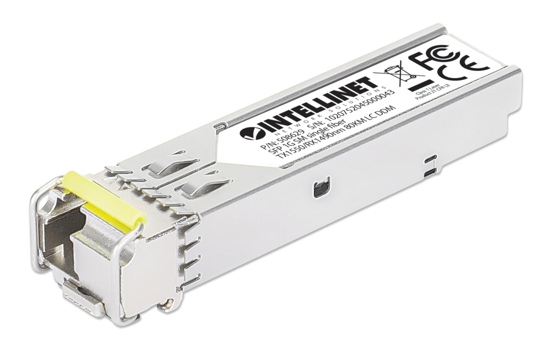 Transceiver SFP Fibra Ottica Monomodale LC 1000Base-BX Bidirezionale WDM