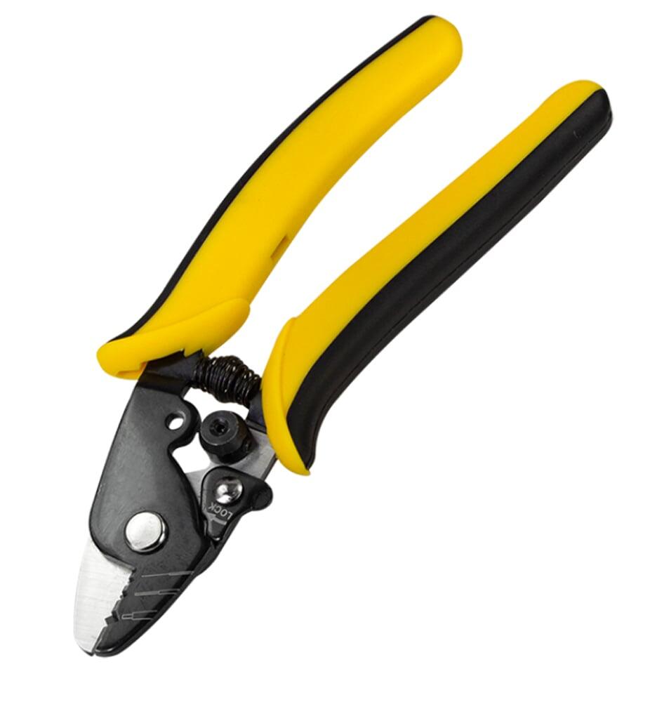 Pinza Spelafili a 3 Fori per Cavi in Fibra Ottica