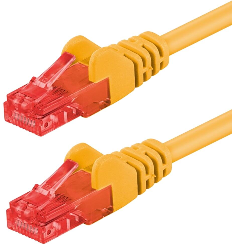 Cavo di rete Patch in CCA Cat.6 Giallo U/UTP 2m