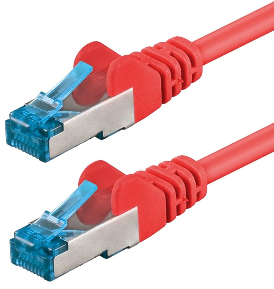 Cavo di Rete Patch in Rame Cat. 6A S/FTP LSZH 2 m Rosso