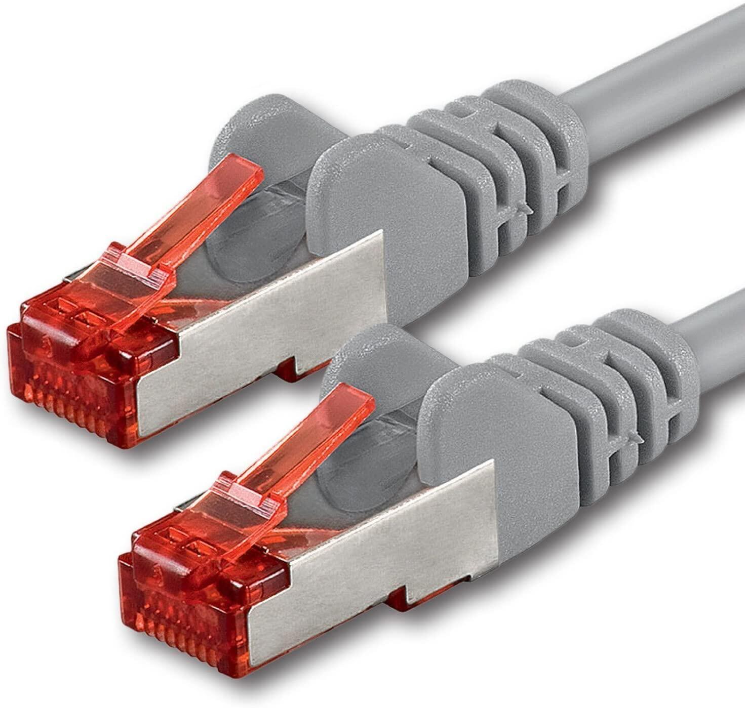 Cavo di rete Patch in rame Cat. 6 Grigio SFTP LSZH 10m