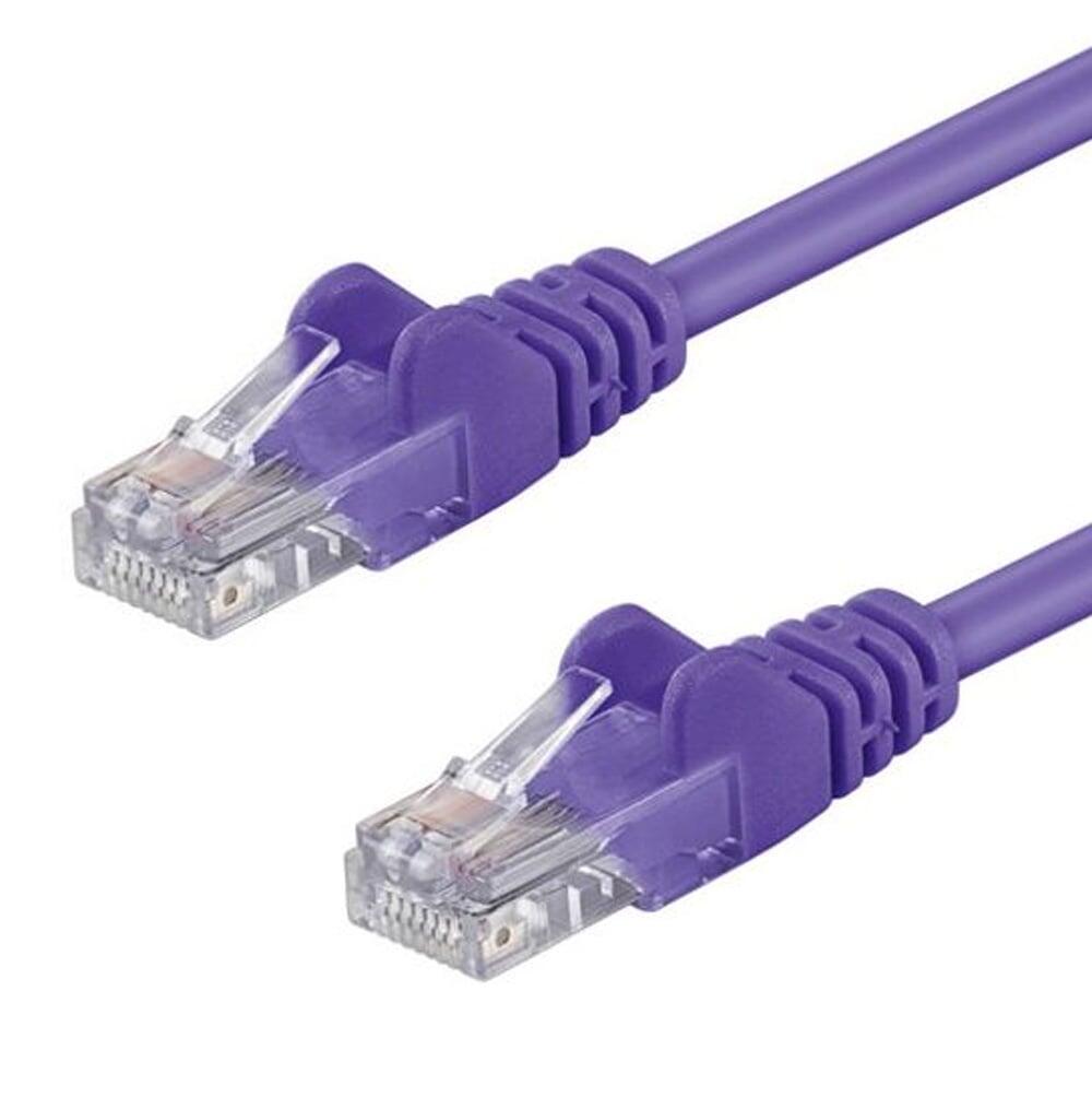Cavo di rete Patch in CCA Cat.5E Viola U/UTP 5m