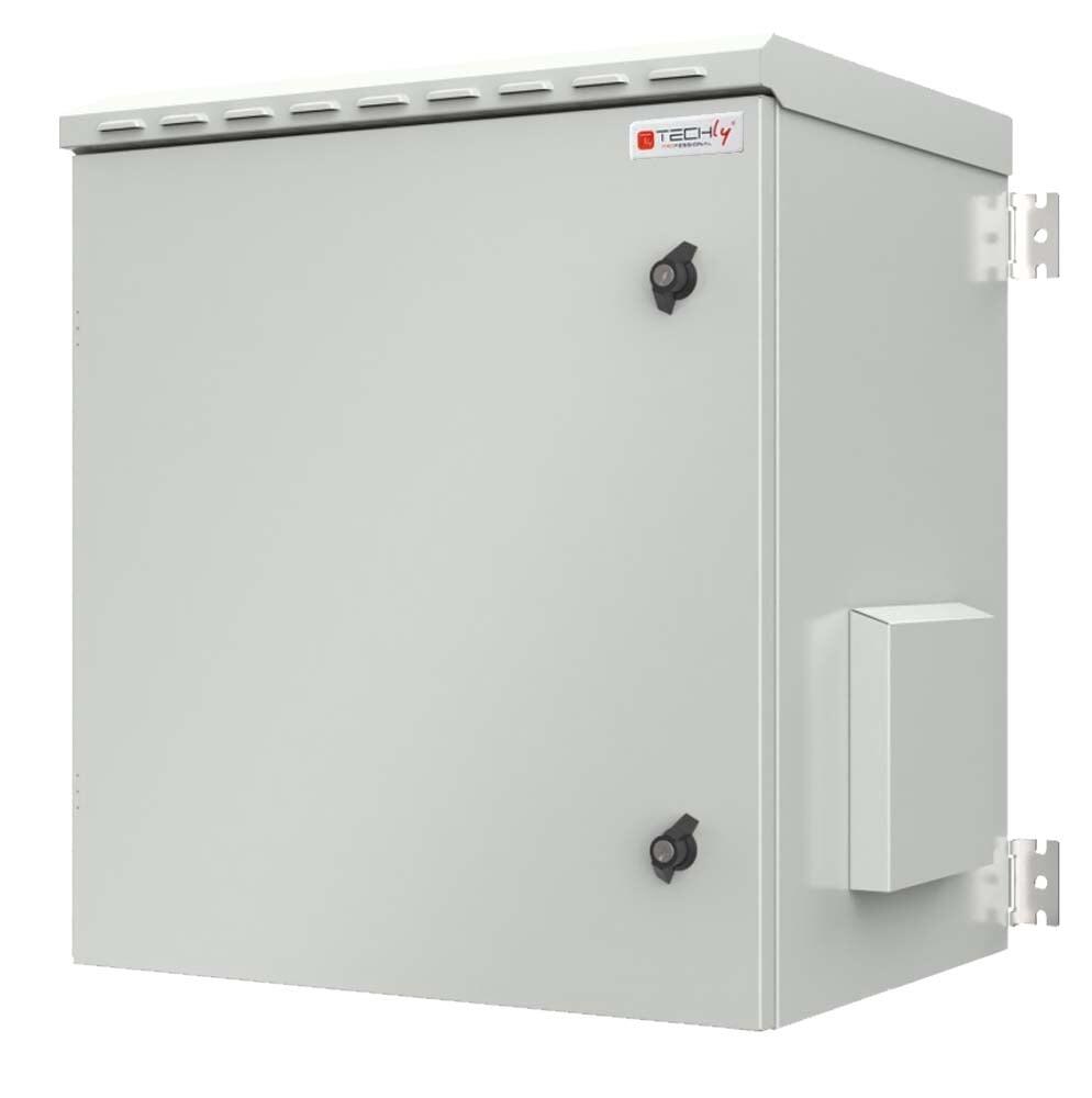 Armadio Rack 19'' a Parete 7U Grigio IP55 Porta Cieca prof. 450 mm