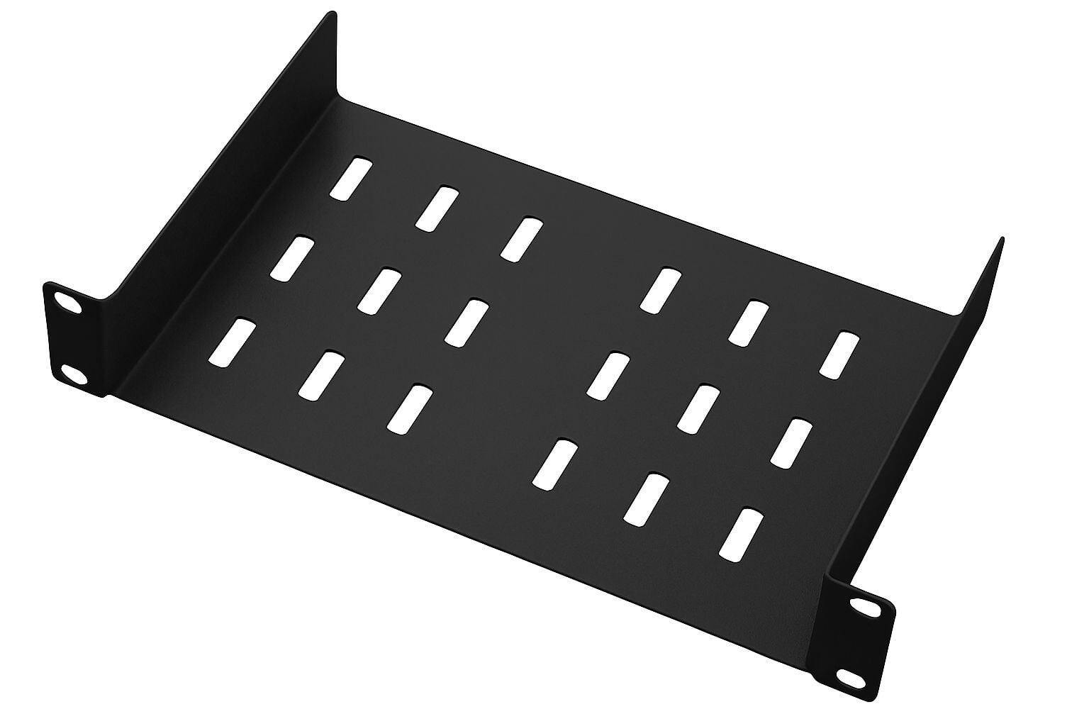 Mensola per Rack 10'' 150 mm 1U Nero 2 punti