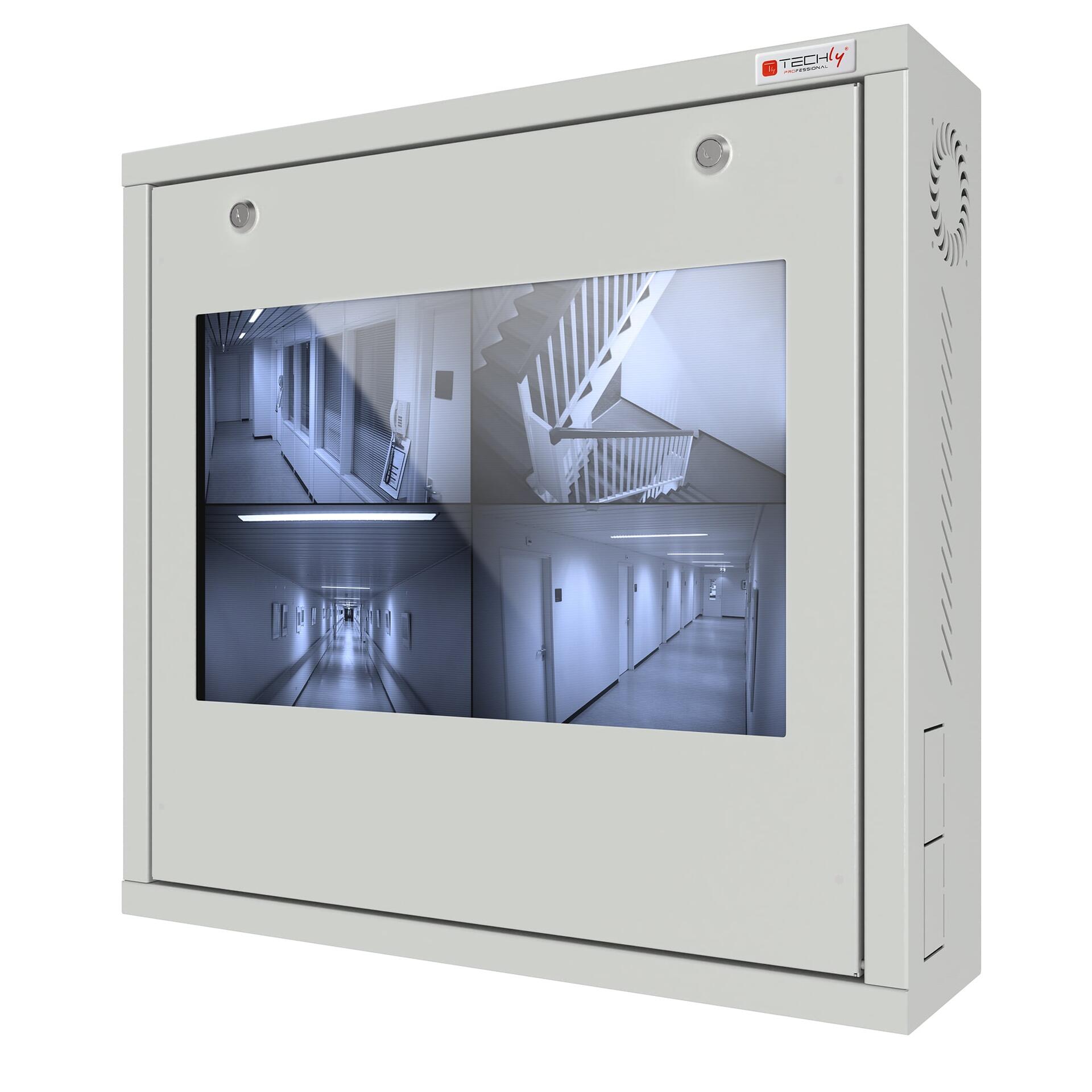 Box di Sicurezza per DVR e Sistemi di Videosorveglianza con Finestra per Schermo