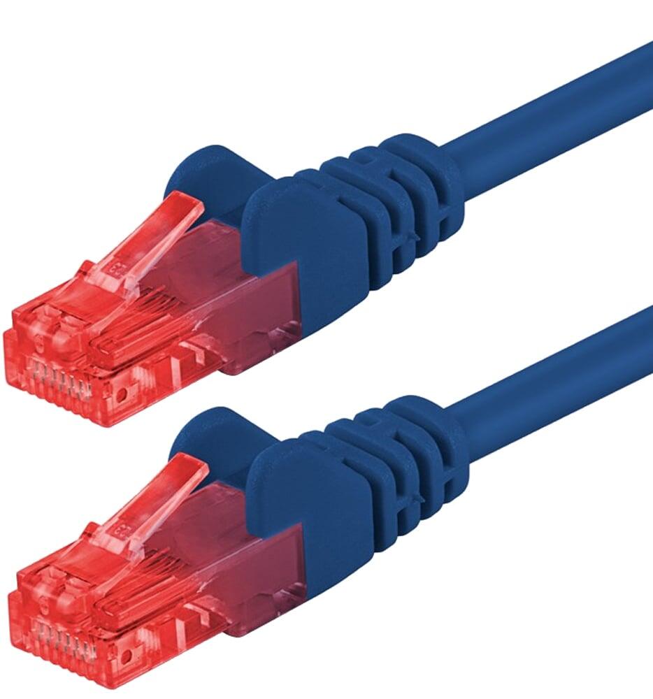 Cavo di Rete Patch in CCA Cat.6 Blu UTP 10 m