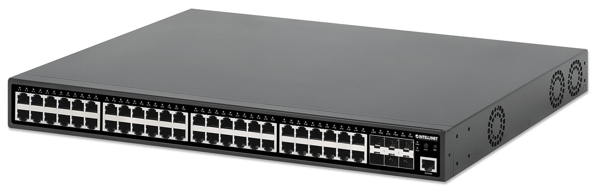 Switch Gigabit Ethernet PoE+ 48 Porte Layer2+ Managed con Sei Slot 10 GbE