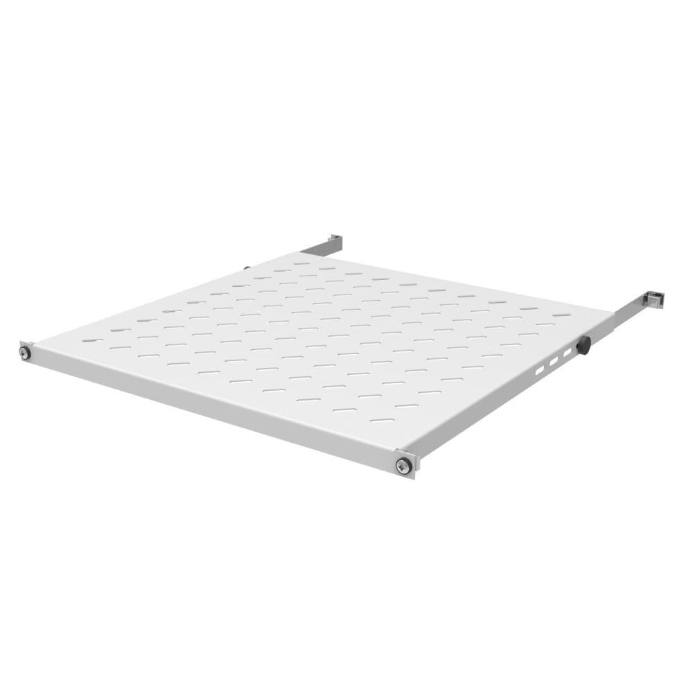 Mensola per Rack 19'' 350-450 mm 0.5U Grigio 4 Punti