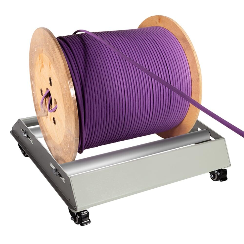 Rullo Avvolgicavo Professionale con Ruote e Freno