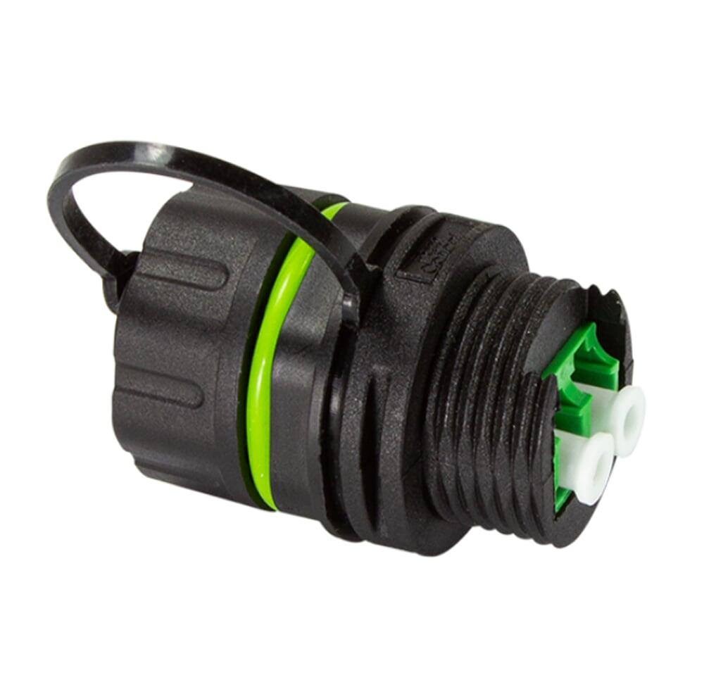 Connettore Fibra Ottica LC Duplex Impermeabile IP68 con Cappuccio Antipolvere
