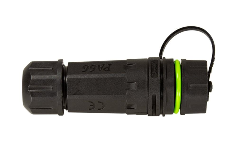 Connettore Fibra Ottica LC Duplex Impermeabile IP68 con Pressacavo e Cappuccio Antipolvere