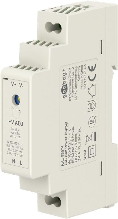 Alimentatore su Guida DIN 5V 2,4A 12W