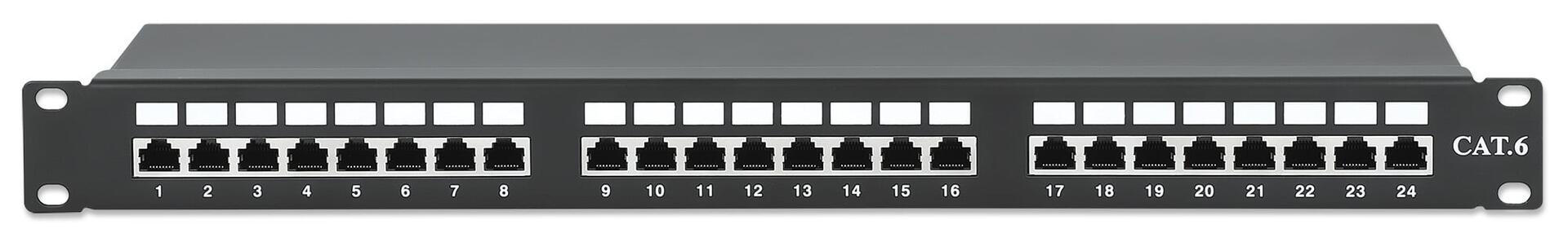 Pannello Patch STP 24 Posti RJ45 Cat.6
