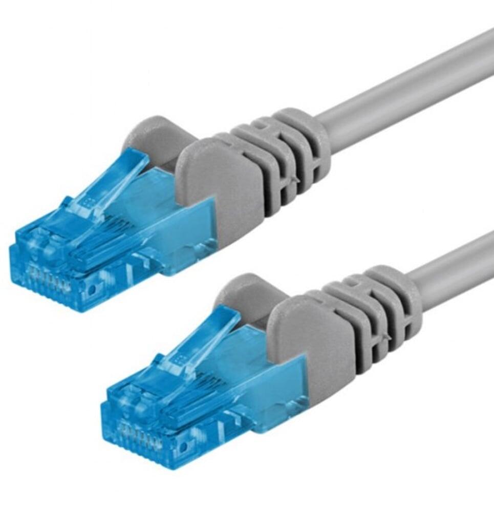 Cavo di rete Patch in Rame Cat. 6A Grigio UTP 15 m