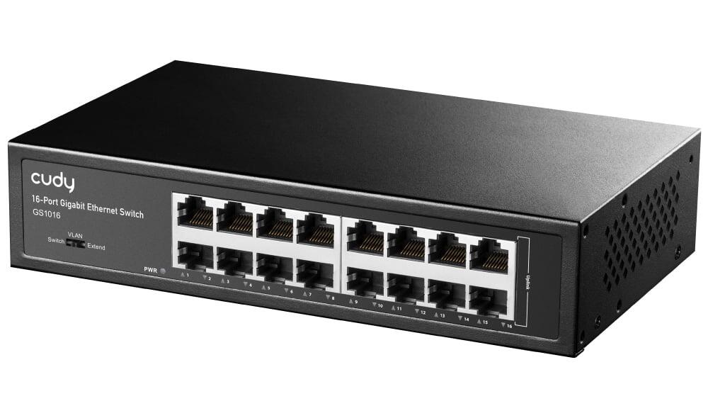 Switch Gigabit Ethernet a 16 Porte, GS1016