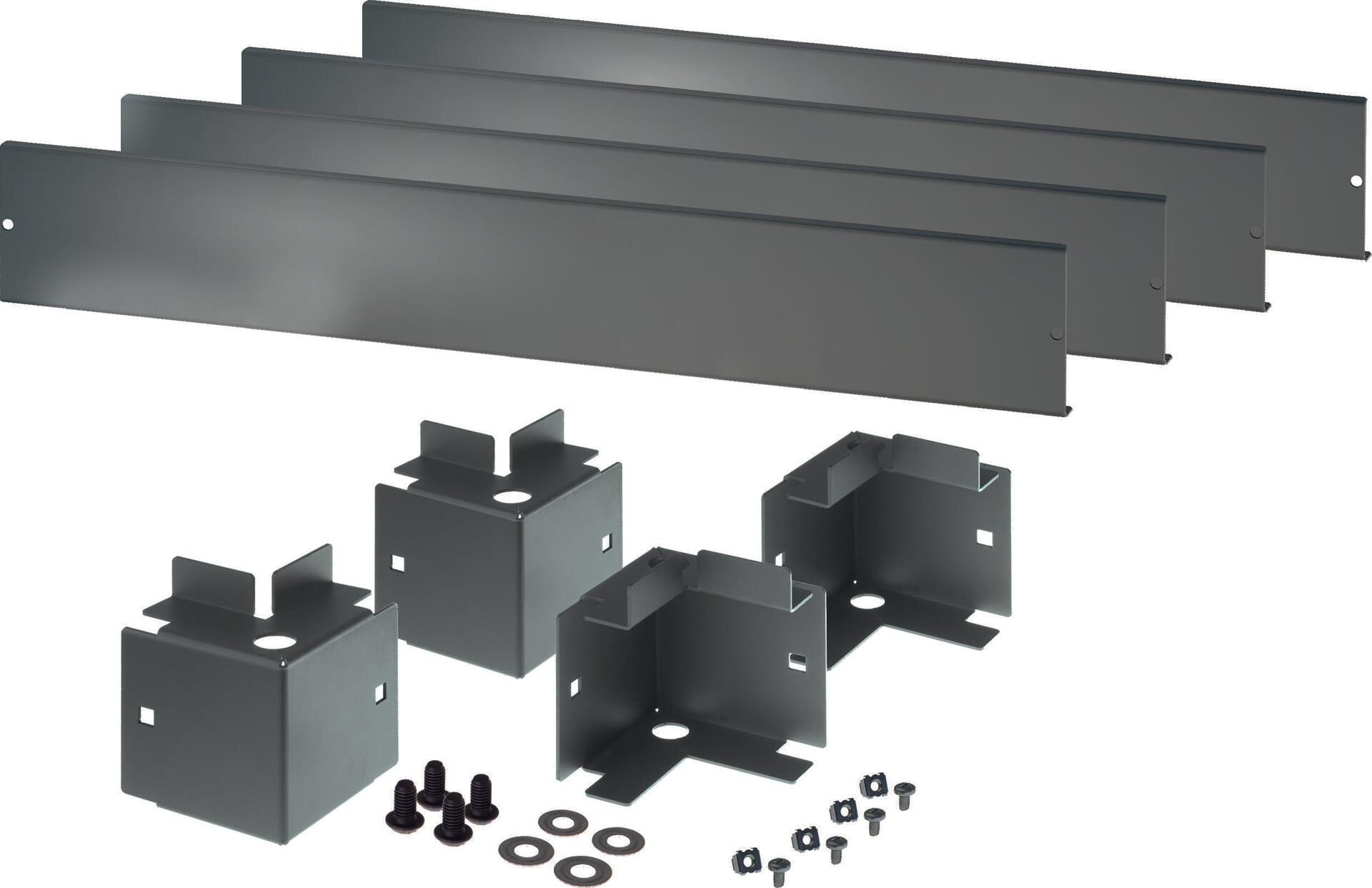 Zoccolo 800 x 1000 mm per Armadi Rack Serie NextGen Nero