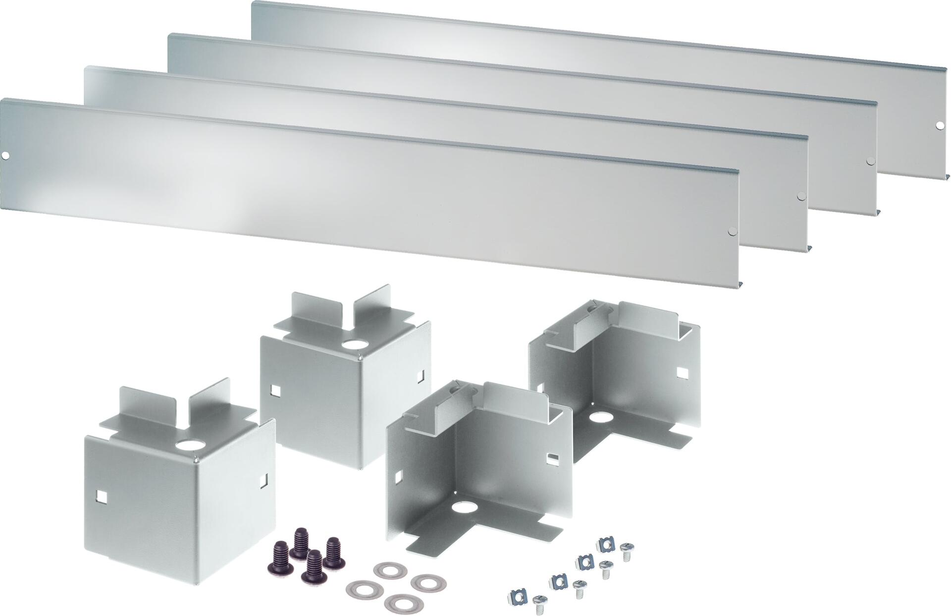 Zoccolo 600 x 800 mm per Armadi Rack Serie NextGen Grigio