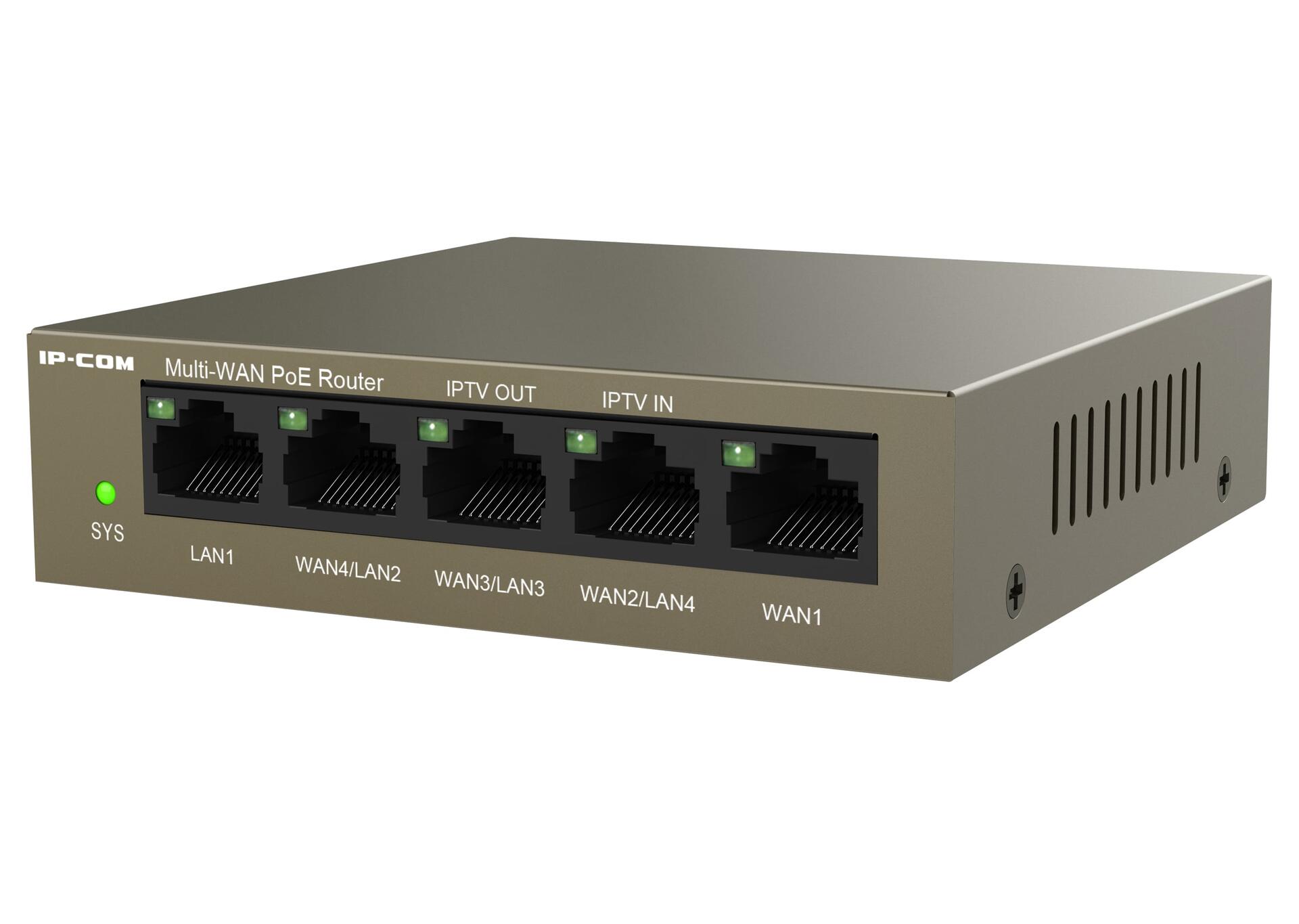 Router PoE 5 porte Gestito da Cloud, M20-PoE