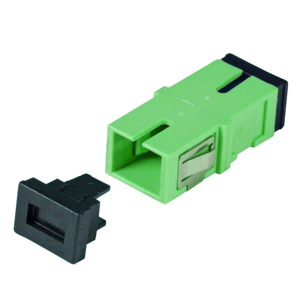 Adattatore a Bussola Keystone SC Simplex Senza Flangia Monomodale OS2 Verde