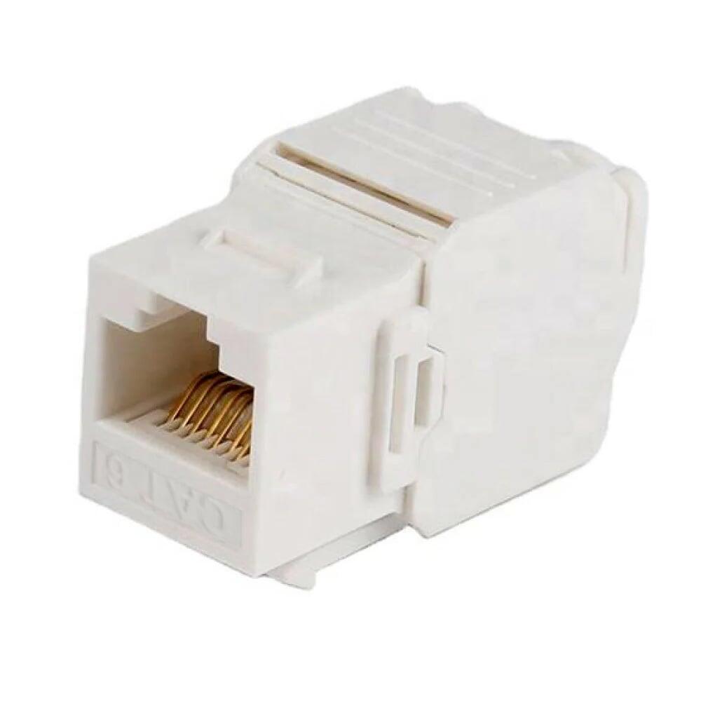 Frutto Keystone RJ45 UTP Cat.6 Tooless Bianco