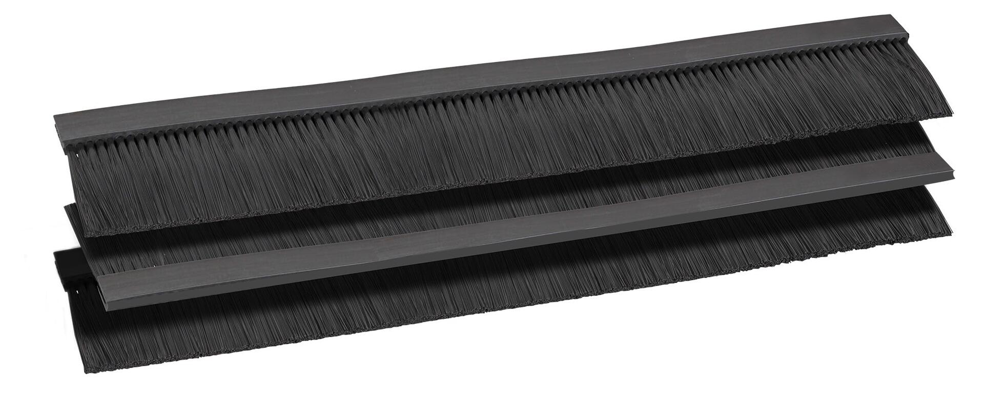 Tre Spazzole Ingresso Cavi per Armadio Rack 380 mm