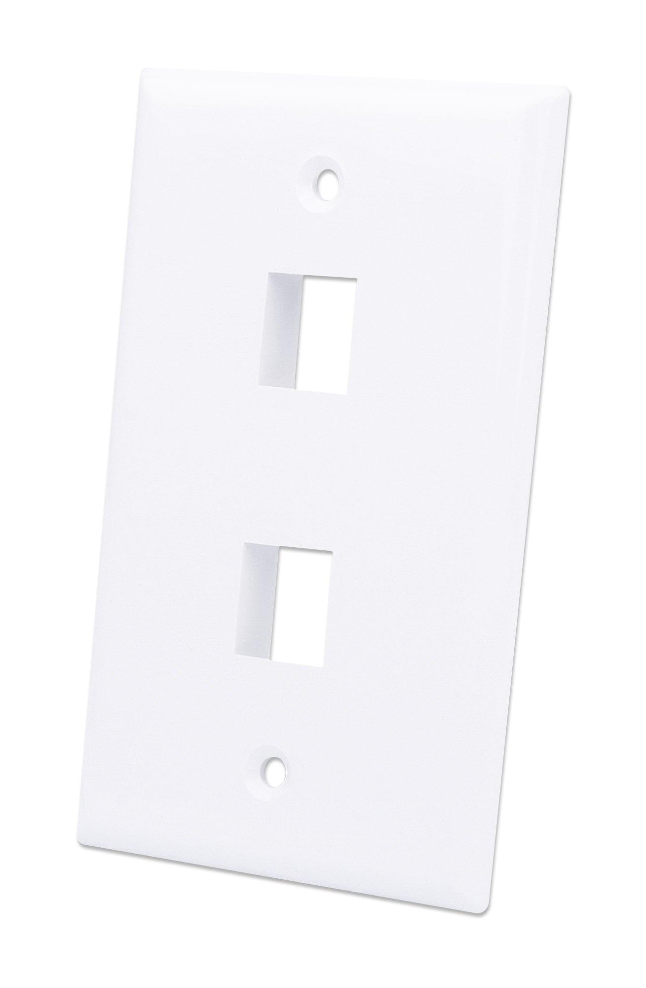 Placca Porta Frutti 2 Posti Mod.503 Bianco