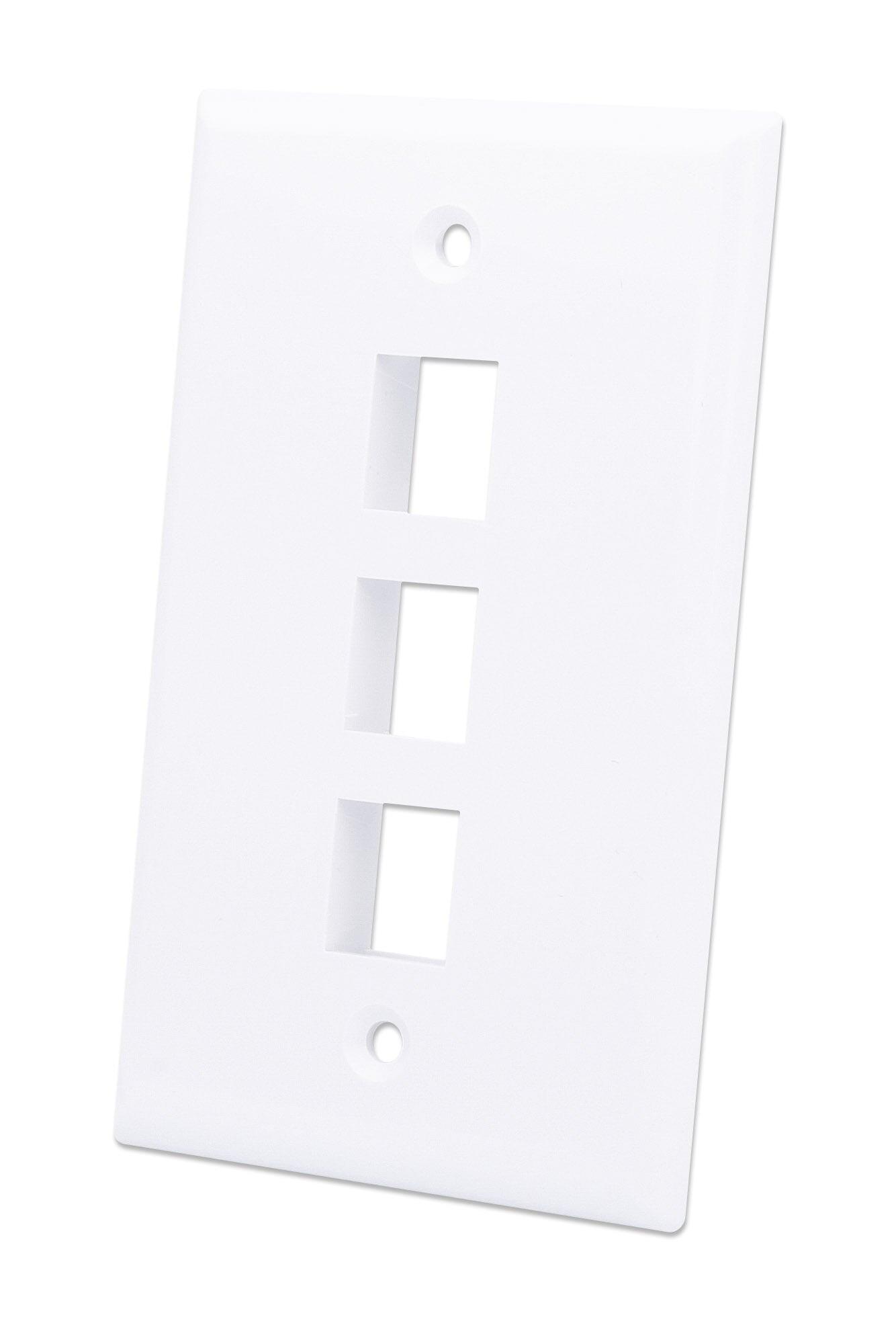 Placca Porta Frutti 3 Posti Mod.503 Bianco